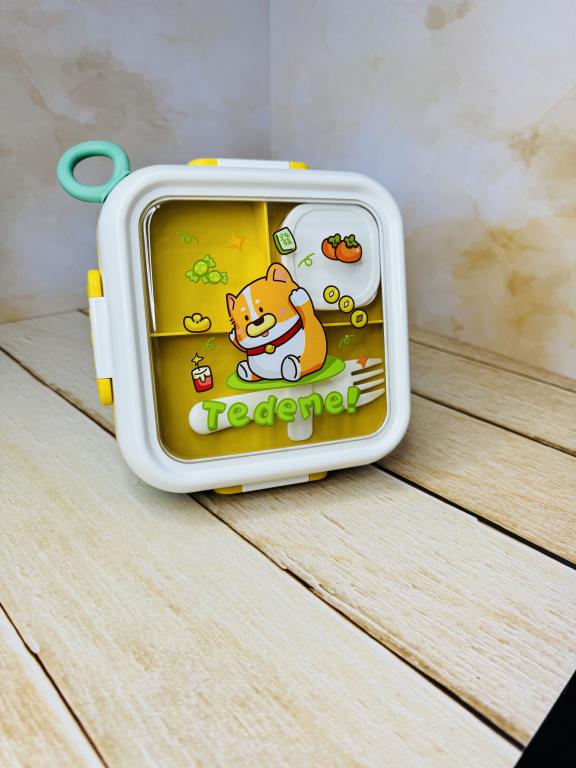 لانچ باکس و ظرف غذا برند TEDEMEI دو طبقه کد 2619
