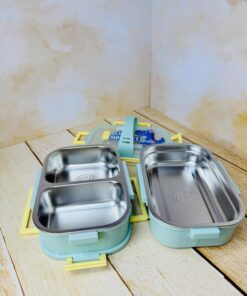 ظرف غذا و لانچ باکس دو طبقه پونی و داینی کد 2620