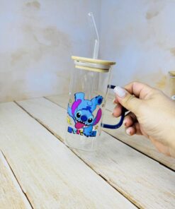 ماگ اسموتی پیرکس نی دار طرح استیچ کد 2621