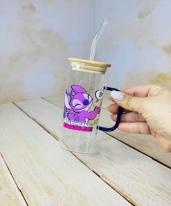 ماگ اسموتی پیرکس نی دار طرح استیچ کد 2621