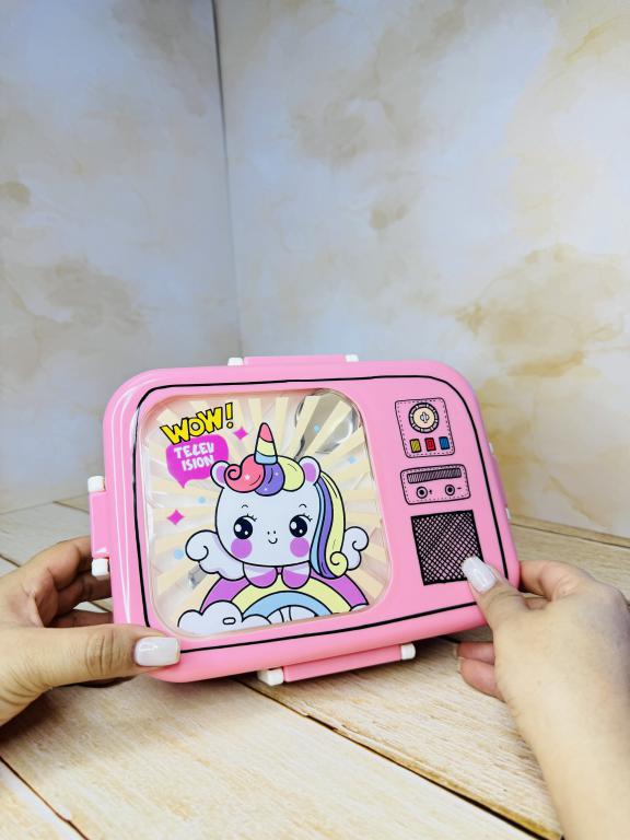 ظرف غذا و لانچ باکس فانتزی مخزن استیل کودک کد 2631