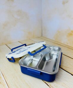 لانچ باکس و ظرف غذای سه قسمتی طرح فضانورد کد 2632