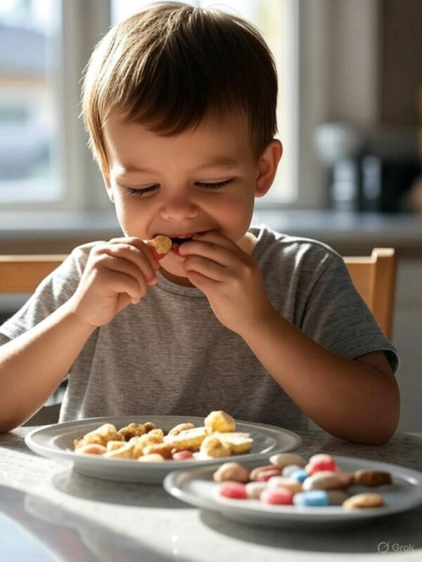 غذای نامناسب برای میان وعده ی بچه ها 