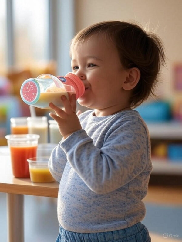 قمقمه ی مناسب برای نوشیدنی میان وعده ی کودکان 