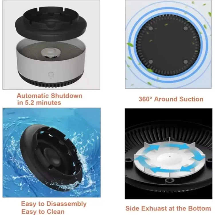 زیر سیگاری مکنده الکترونیکی فیلتر دار هوشمند