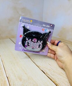 ماشین حساب نگین دار طرح کرومی کد 2637