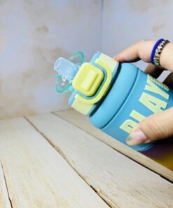 قمقمه اسپرت نی دار رنگین کمانی یک لیتری کد 2640