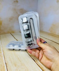 قالب یخ استیل 4 عددی با انبر کد 2641