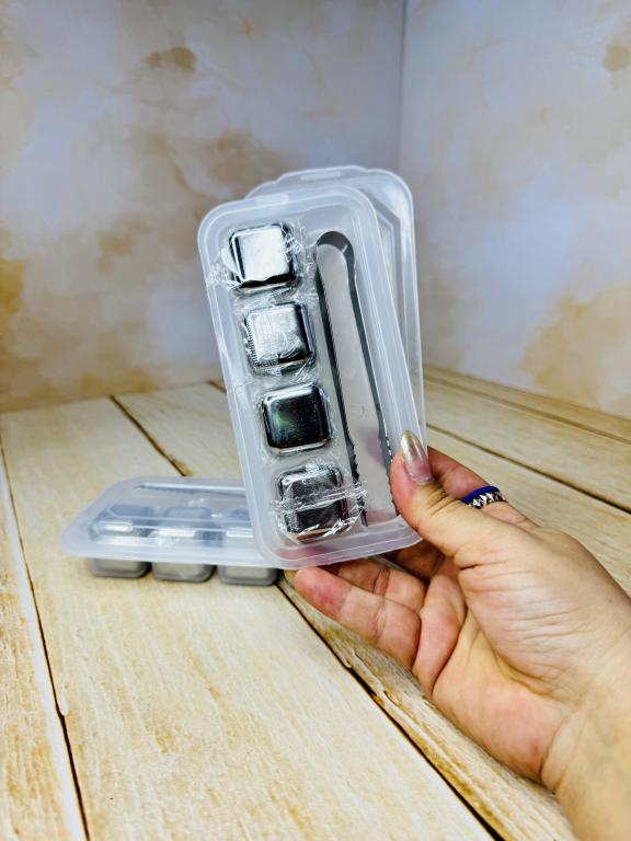 قالب یخ استیل 4 عددی با انبر کد 2641