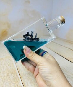 کشتی معلق دکوری طرح بطری کد 2645