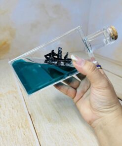 کشتی معلق دکوری طرح بطری کد 2645