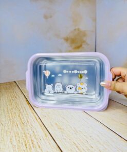 ظرف غذای مخزن استیل قاشق دار کد 2652