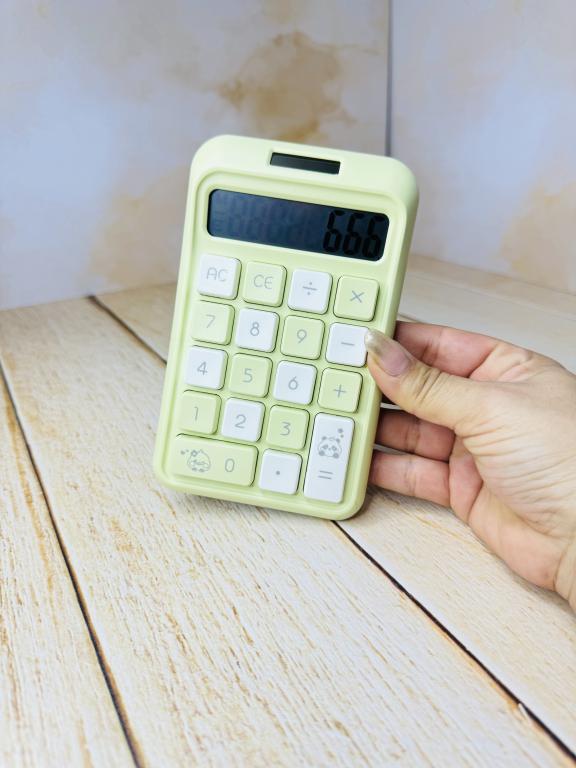 ماشین حساب رنگی طرح پاندا مینیمال کد 2654