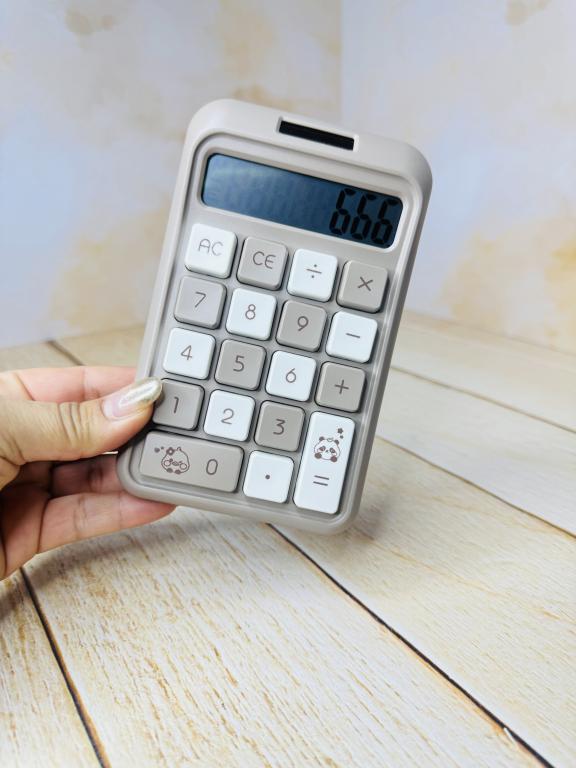 ماشین حساب رنگی طرح پاندا مینیمال کد 2654