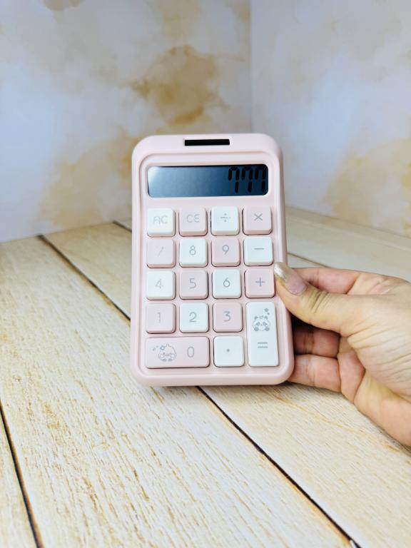 ماشین حساب رنگی طرح پاندا مینیمال کد 2654