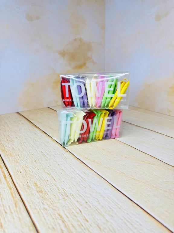 دستمال قرصی جادویی طرح شکلاتی کد 2656