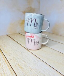 ماگ ست خانوم و اقا طرح ماربل کد 2657