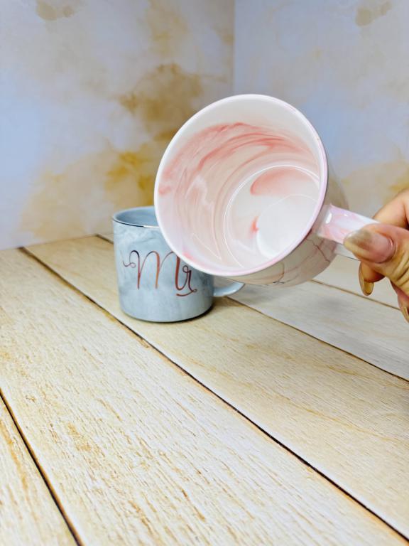 ماگ ست خانوم و اقا طرح ماربل کد 2657