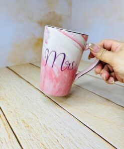 ماگ ست خانوم و اقا ماربل بلند کد 2658