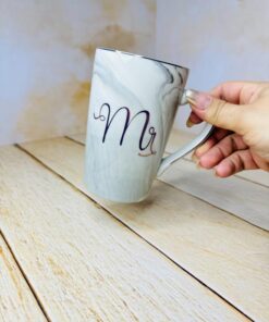 ماگ ست خانوم و اقا ماربل بلند کد 2658