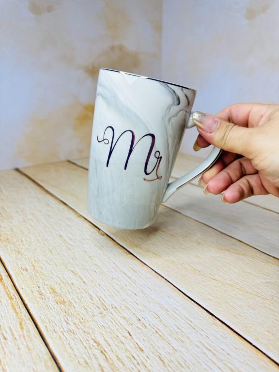 ماگ ست خانوم و اقا ماربل بلند کد 2658