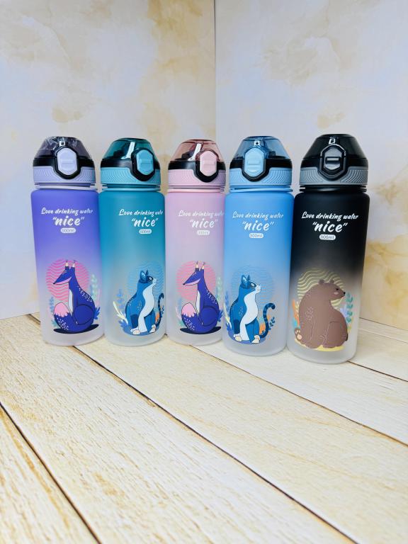 قمقمه فانتزی نی دار طرح حیوانات برند nice