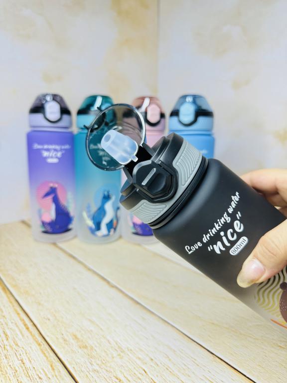 قمقمه فانتزی نی دار طرح حیوانات برند nice