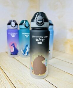 قمقمه فانتزی نی دار طرح حیوانات برند nice