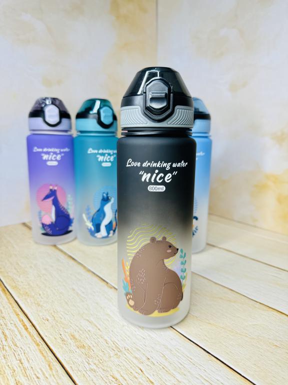 قمقمه فانتزی نی دار طرح حیوانات برند nice