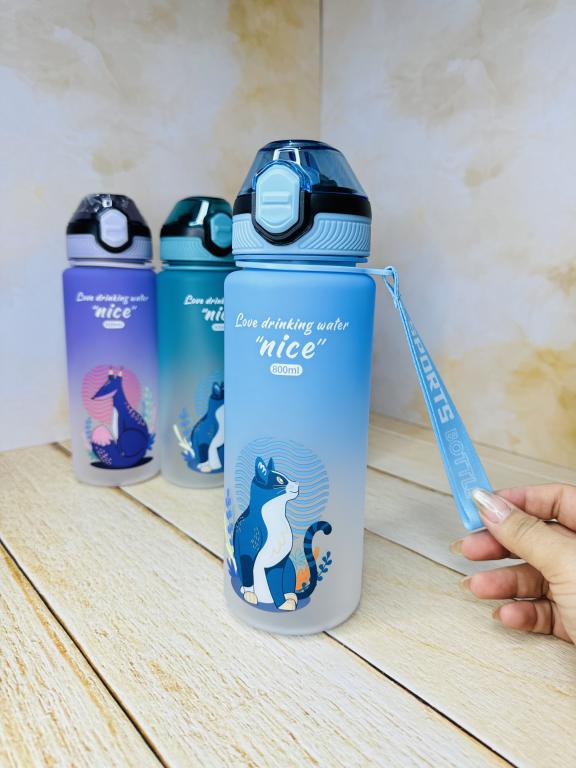 قمقمه فانتزی نی دار طرح حیوانات برند nice