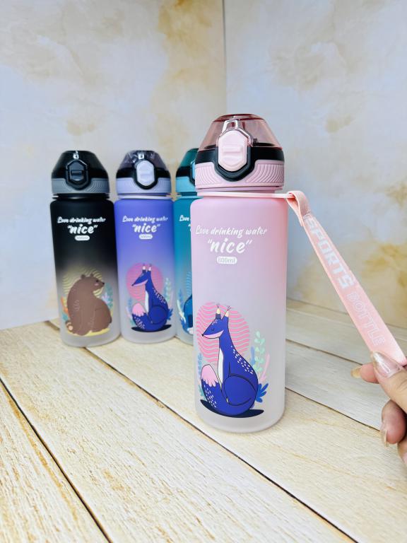 قمقمه فانتزی نی دار طرح حیوانات برند nice