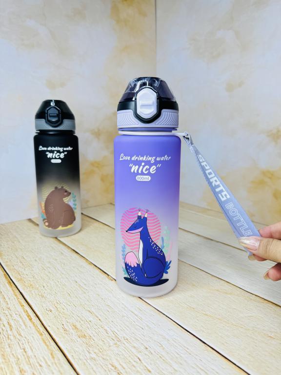 قمقمه فانتزی نی دار طرح حیوانات برند nice