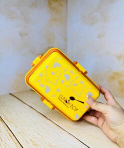 لانچ باکس ظرف غذای دوطبقه تک رنگ کد 2665