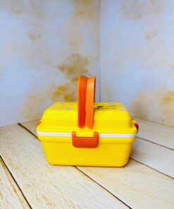 لانچ باکس ظرف غذای دوطبقه تک رنگ کد 2665