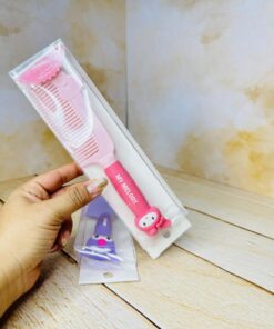 شانه دستی سیلیکونی نشکن طرح کرومی و ملودی کد 2668