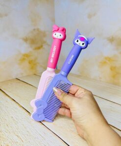 شانه دستی سیلیکونی نشکن طرح کرومی و ملودی کد 2668