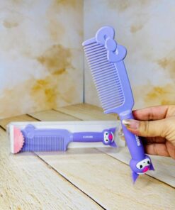 شانه دستی سیلیکونی نشکن طرح کرومی و ملودی کد 2668