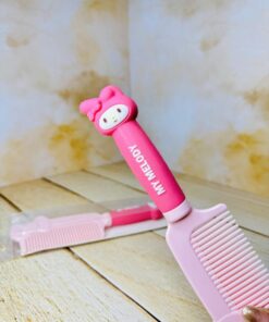 شانه دستی سیلیکونی نشکن طرح کرومی و ملودی کد 2668