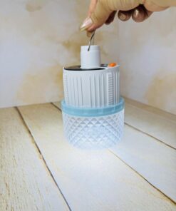 چراغ و لامپ سیار شارژی طرح کریستالی کد 2672