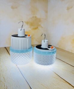 چراغ و لامپ سیار شارژی طرح کریستالی کد 2672