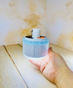 چراغ و لامپ سیار شارژی طرح کریستالی کد 2672