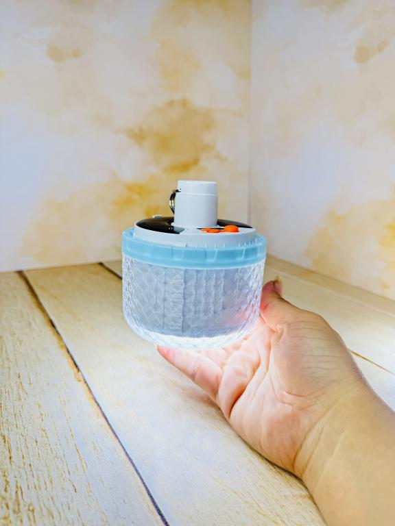 چراغ و لامپ سیار شارژی طرح کریستالی کد 2672