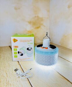 چراغ و لامپ سیار شارژی طرح کریستالی کد 2672