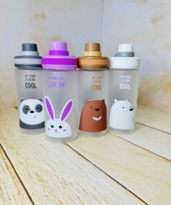 قمقمه فانتزی کودک طرح کله فندقی های خرسی کد 2679