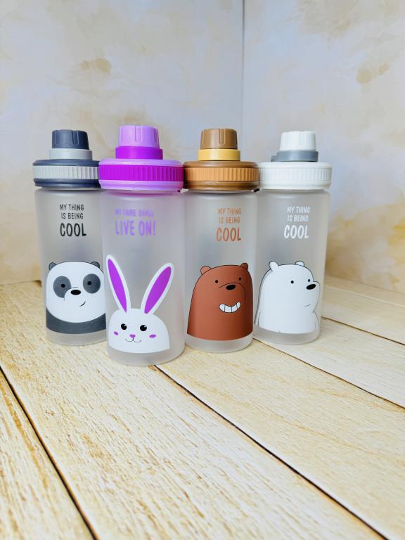 قمقمه فانتزی کودک طرح کله فندقی های خرسی کد 2679