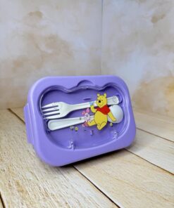 لانچ باکس ظرف غذا طرحدار درب تدی کد 2683