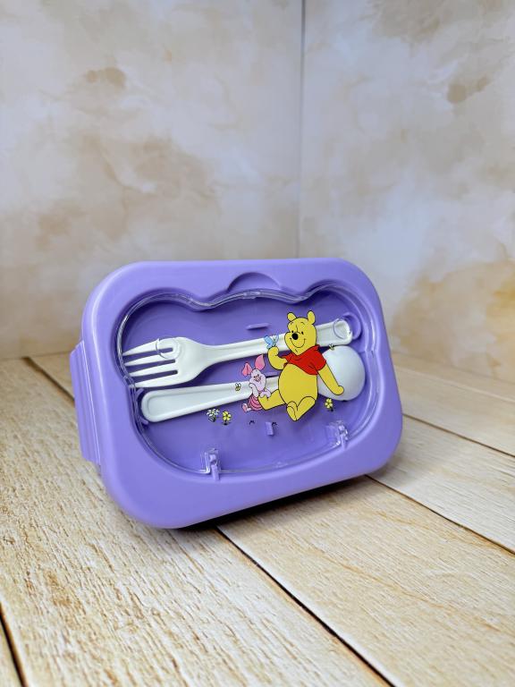 لانچ باکس ظرف غذا طرحدار درب تدی کد 2683