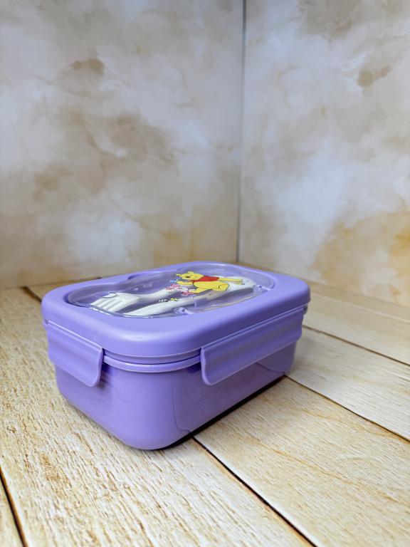 لانچ باکس ظرف غذا طرحدار درب تدی کد 2683