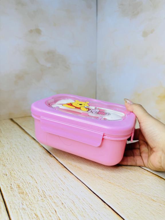 لانچ باکس ظرف غذا طرحدار درب تدی کد 2683