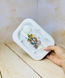 لانچ باکس ظرف غذا طرحدار درب تدی کد 2683